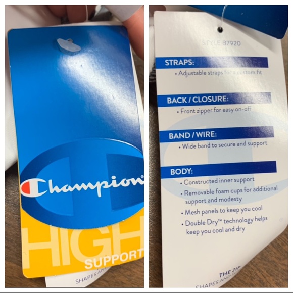 {CHAMPION} Sports Bra NWT - Picture 4 of 7